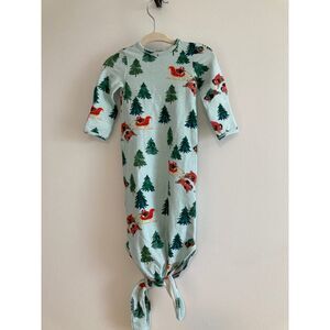 Angel Dear NWOT Holiday Buffalo Sleigh Print 0-3 months BAMBOO